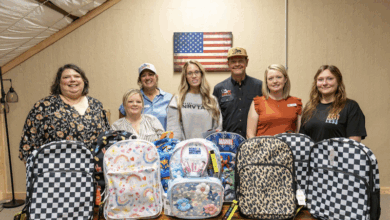 NRVTA staff school supply drive